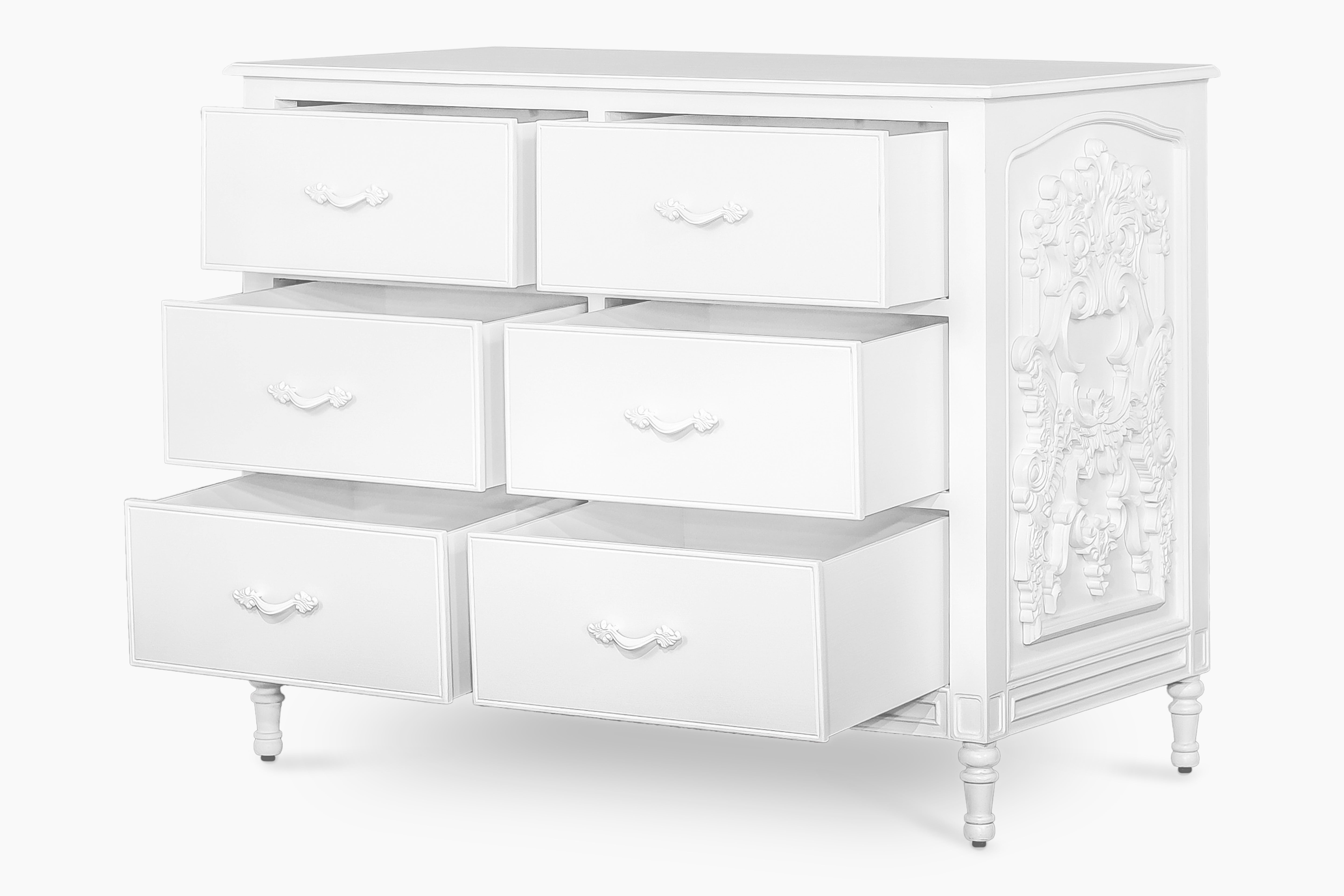 La Leena Package Bundle White Wash + Dresser