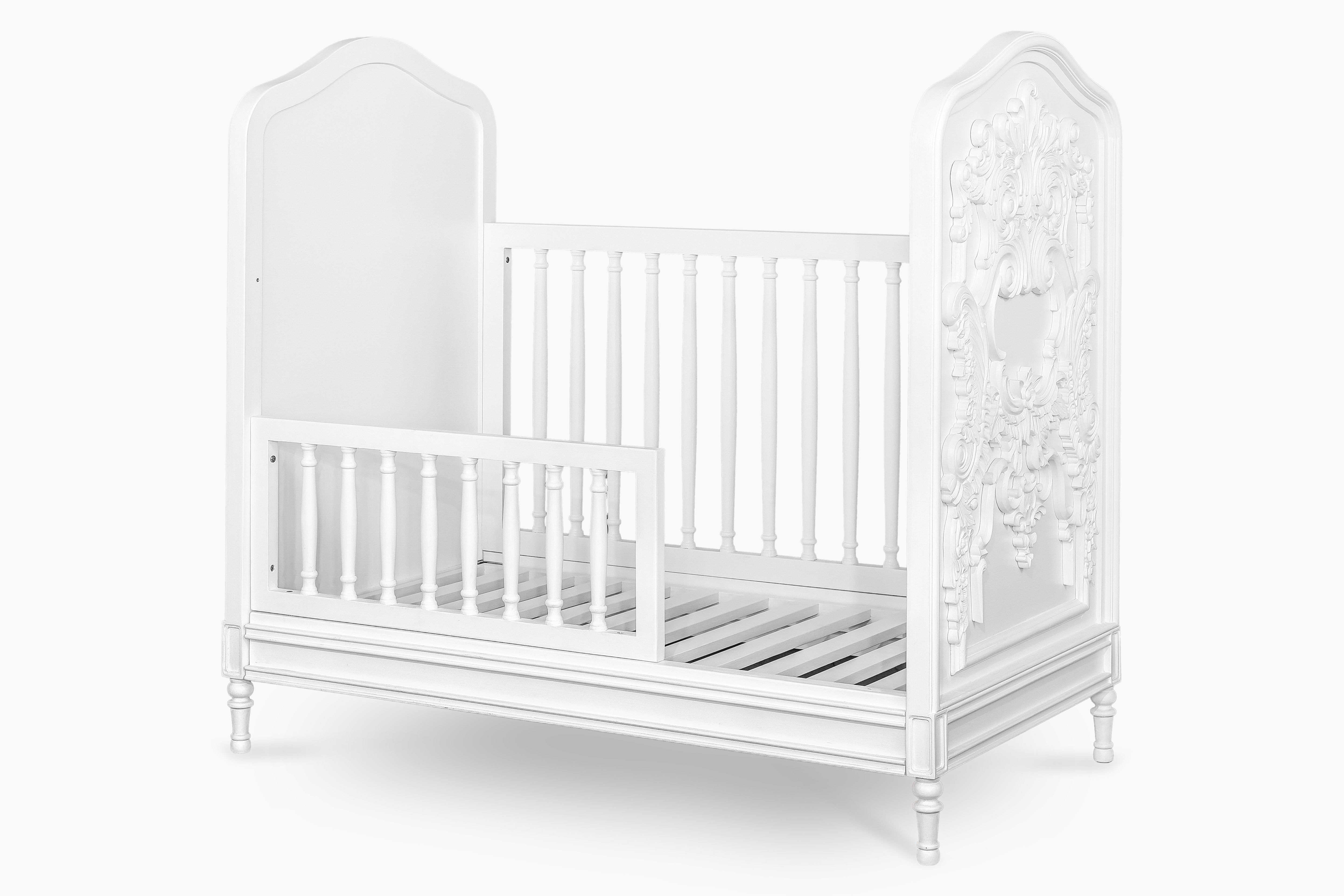 La Leena - Baby - Toddler Cot Bed White Wash