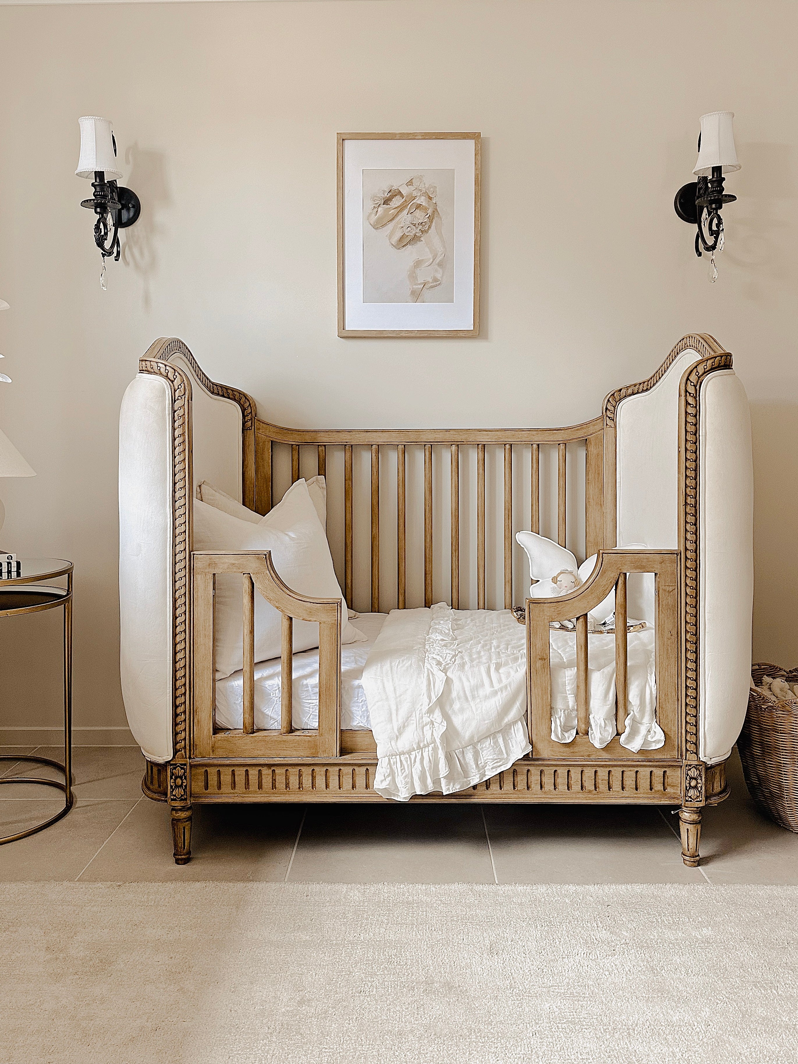 Tresbelle Cot Conversion Kit - Timber Wash