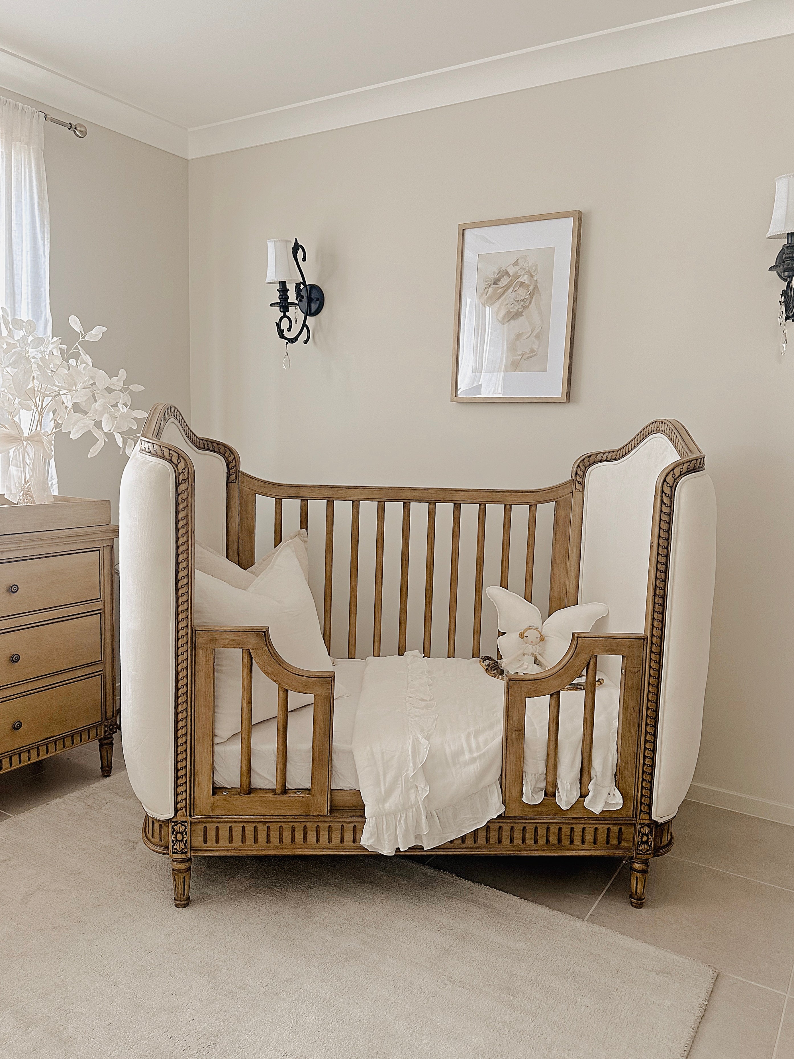Tresbelle Cot Conversion Kit - Timber Wash