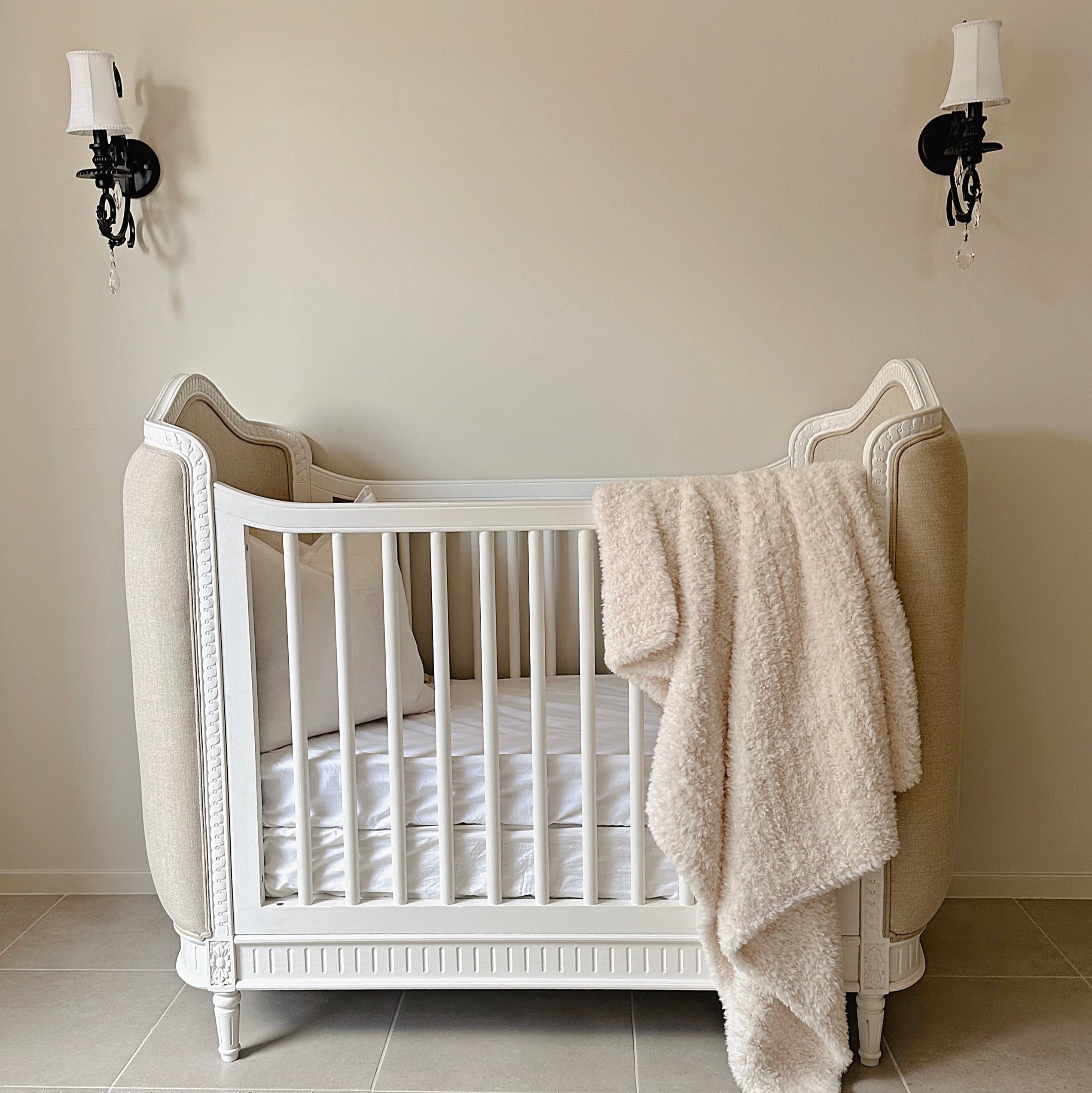 Tresbelle Cot Conversion Kit - White Wash