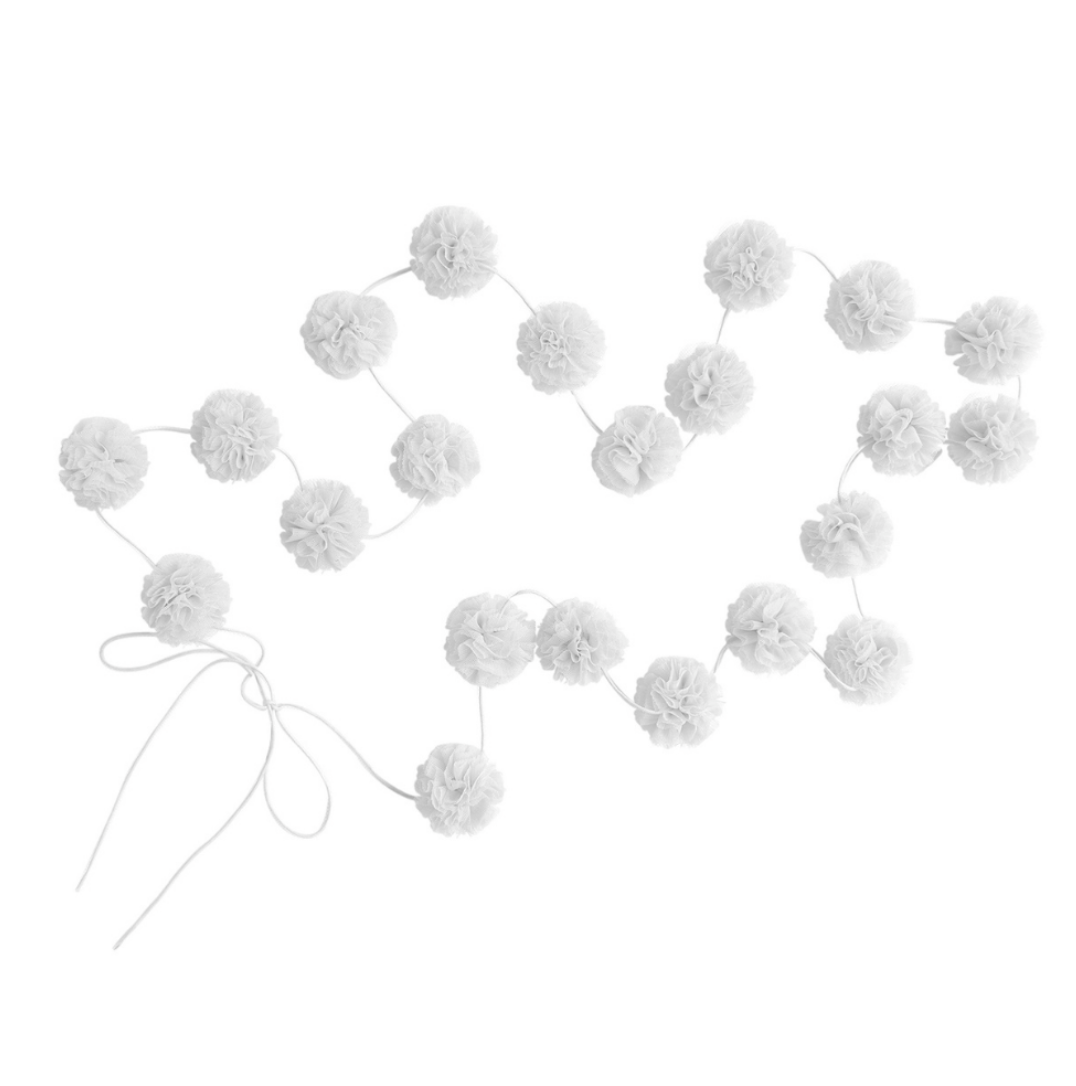 Dreamy Canopy, 3 Pom Garlands & 1 Dreamy Bow Cushion Set