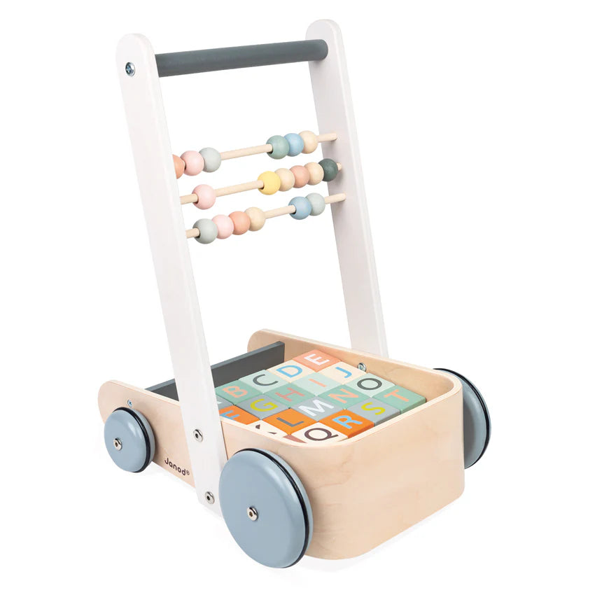 Janod - Cocoon Walker With Blocks