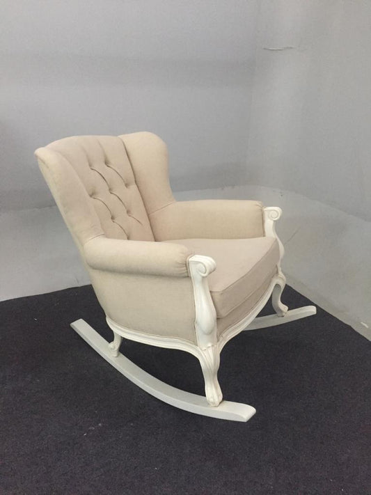 Wing Back Rocking Chair